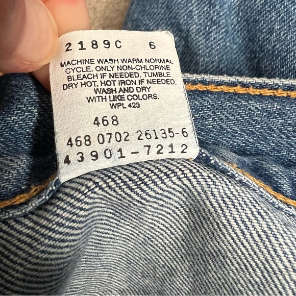 Vintage 2002 Levi’s 901 Relaxed Straight Leg Deadstock Jeans Mexico 40 X 32 - Picture 9 of 10